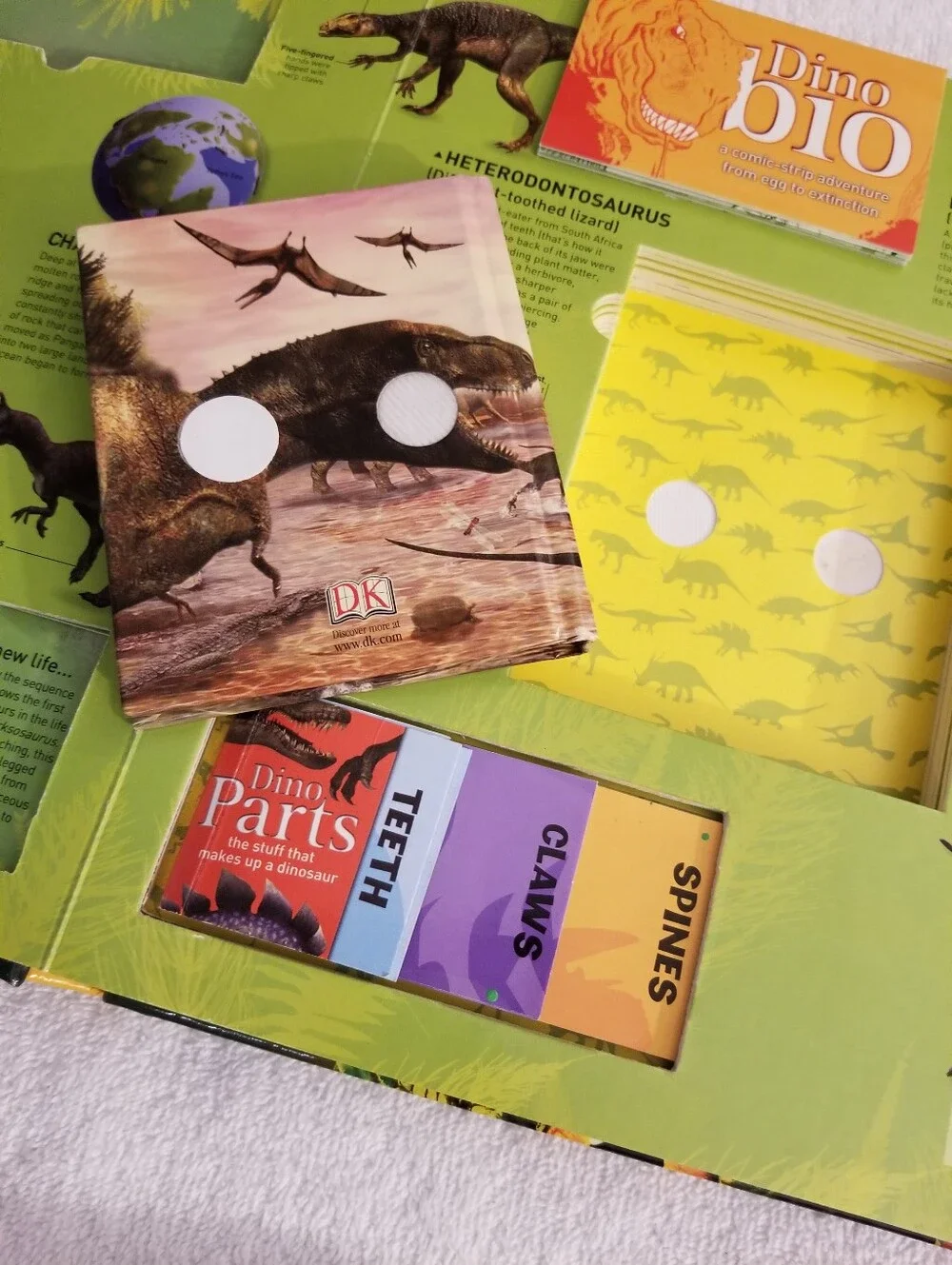 DINOSAURIUM Soft Hardback By DK Interactive Educational Dinosaur Book